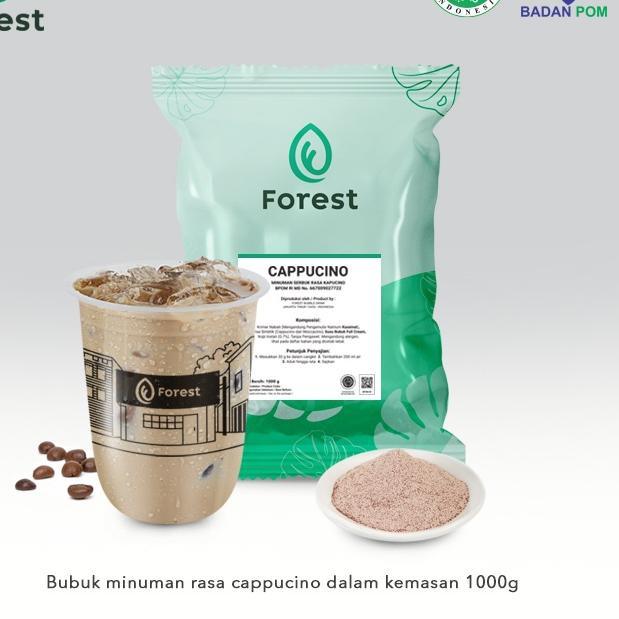 

Ramadhan✔️✔️CAPPUCCINO Bubuk Minuman Powder - FOREST Bubble Drink