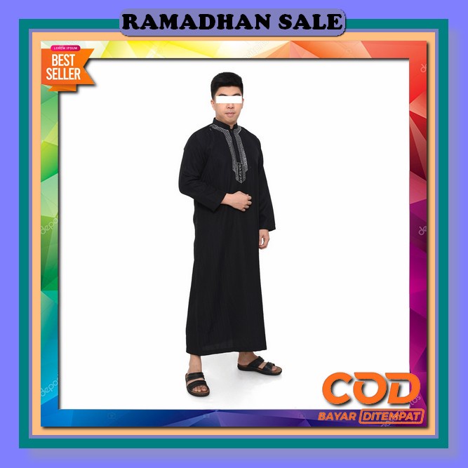 Jubah Pria Gamis Pria -Jubah Mewah Model Terbaru - Baju Koko Pria - Gamis Pria Dewas Baju Gamis Mura
