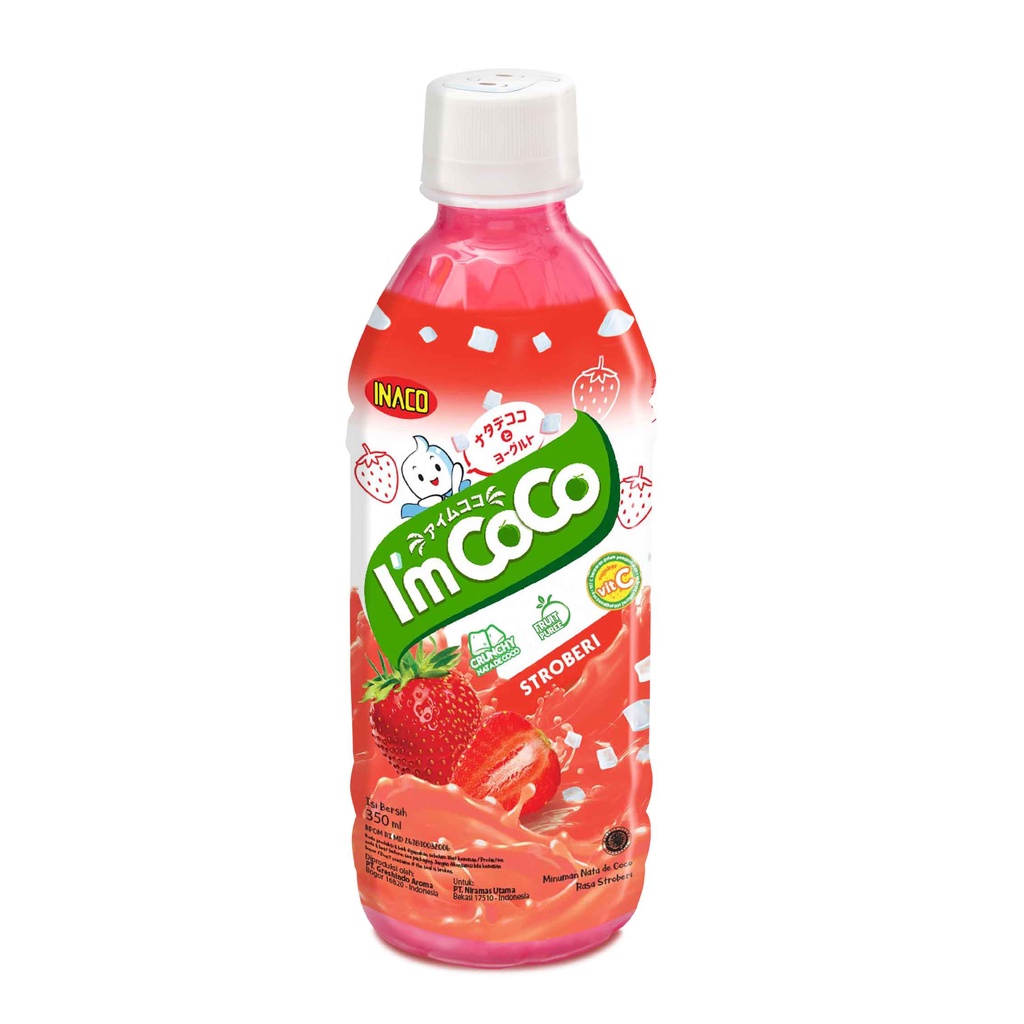 INACO I'm Coco/ Minuman Nata De Coco/ Minuman Aneka Buah/350ml