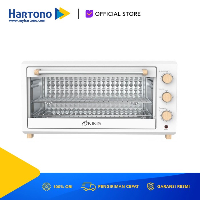 Oven Kirin Beauty Oven Kbo 350 Wb Wh / Kbo350Wbwh (Putih)
