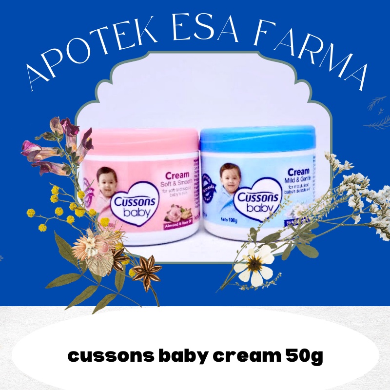 Cussons Baby Cream 50Gr/Krim Kulit Bayi/Pelembab Kulit Bayi