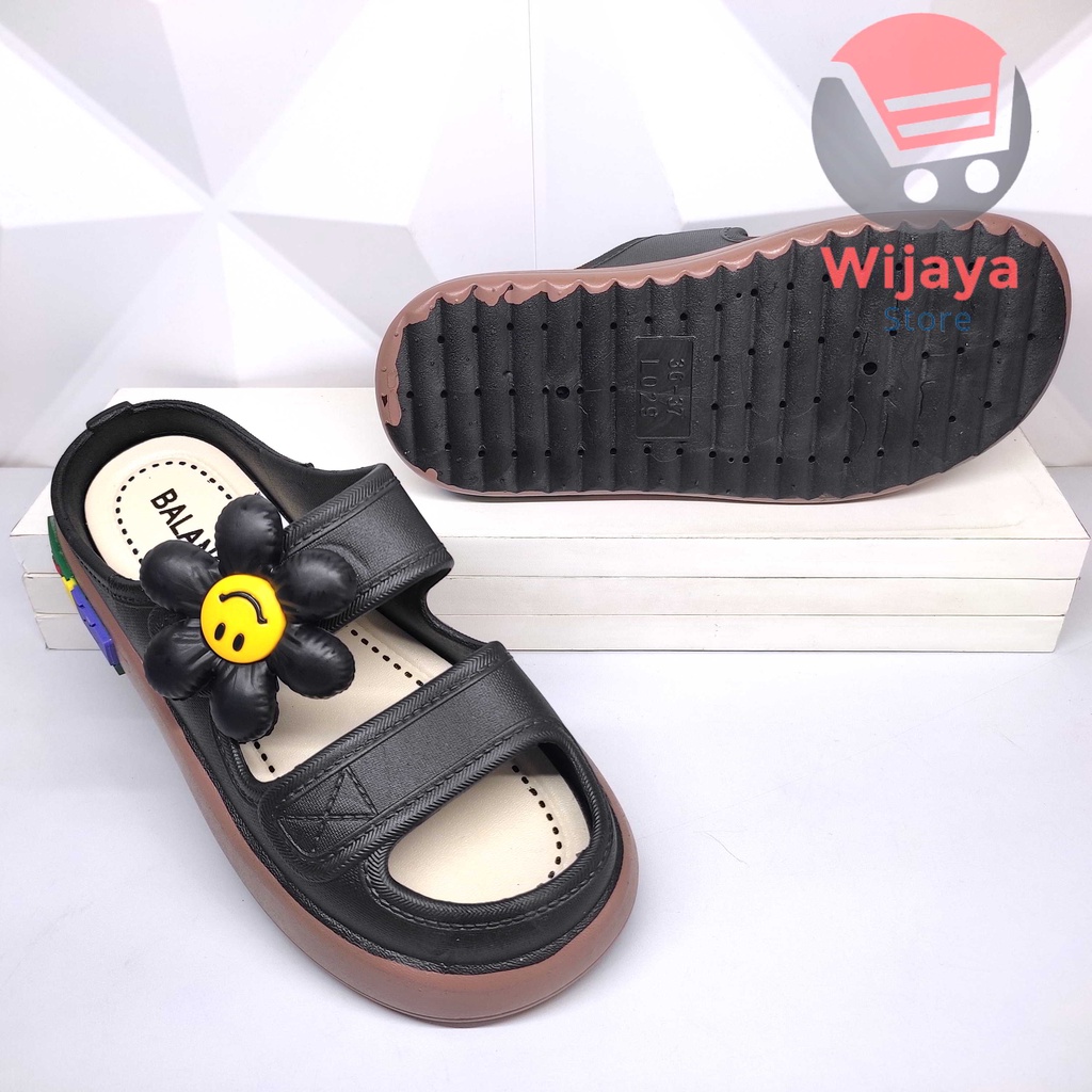 Balance 029 Sandal Wanita Viral Selop Perempuan Import New Sandal Cewek Ban dua Motif Kekinian Nyaman