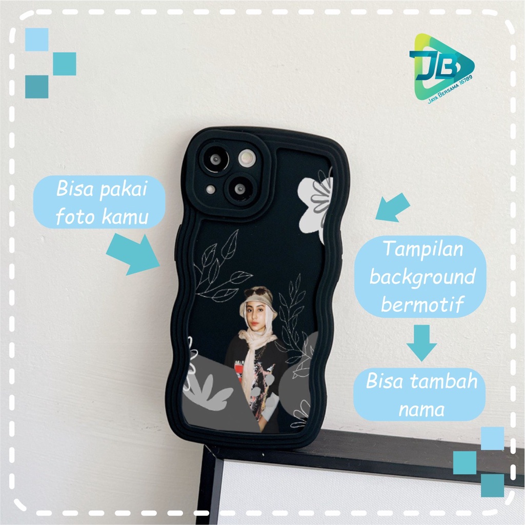 CUSTOM SOFTCASE SILIKON GELOMBANG WAVY CUSTOM REQUEST GAMBAR FOTO FOR SAMSUNG J2 PRIME GRAND PRIME A10 M10 A10S A11 M11 A12 M12 A13 A23 A32 A20 A30 A20S A21S A22 A32 A03S A02S A03 CORE A04 A04E A33 A50 A50S A30S A51 A52 A53 JB8081