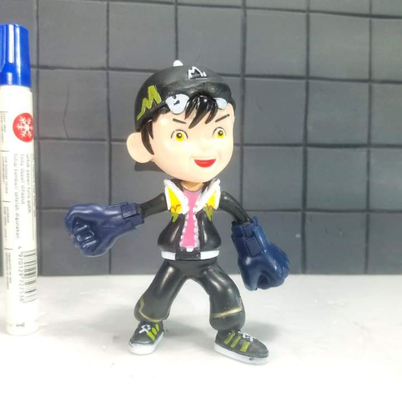 Mainan action figureBoboiboy tanahBoboiboy gempaArtikulasiDetail bagusBahan vinylMurah meriahHBBypHB