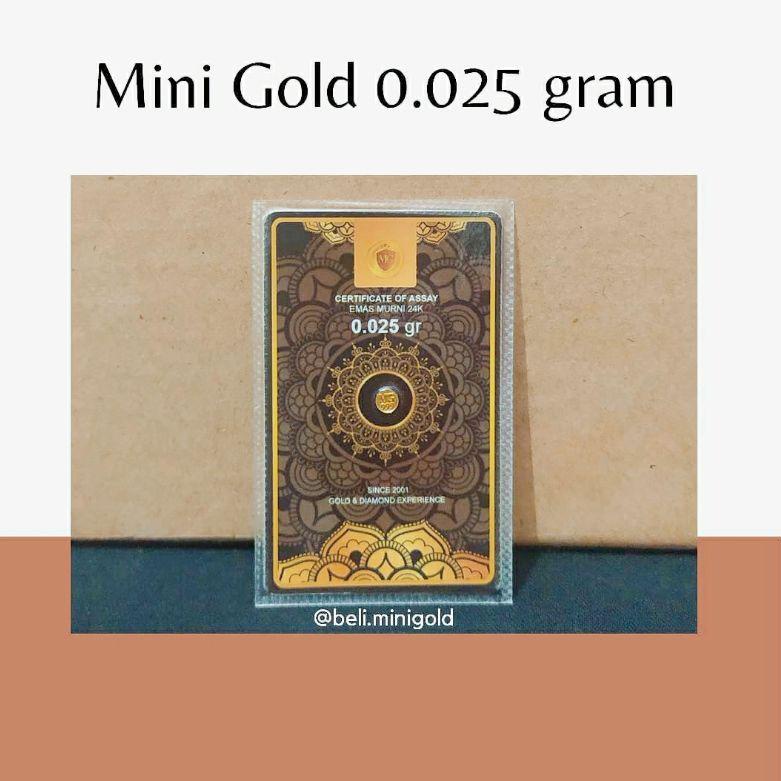 Terlaris Mini Gold 0,025 gram