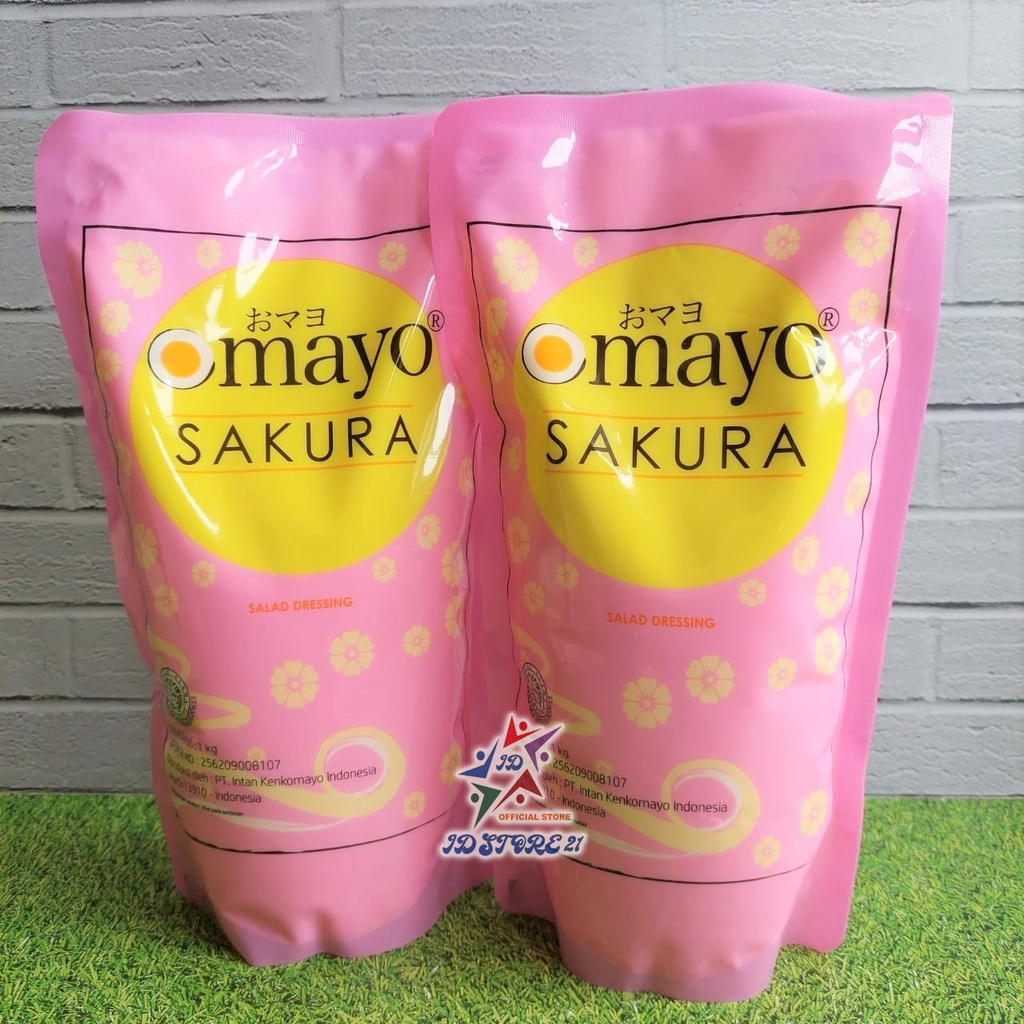 OMAYO Sakura Mayo Ala Jepang 1 Kg Halal Mayonnaise Original