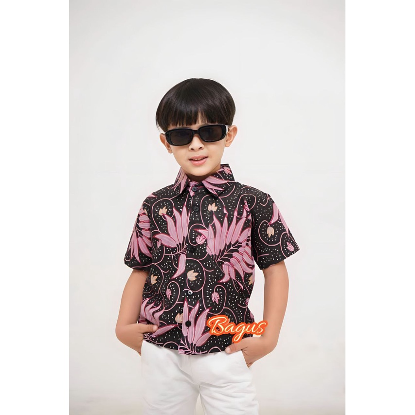 TERBARU Couple sweet || couple batik ayah dan anak cowok BATIK LILAC