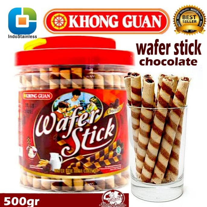 

[ASTOR] PROMO!!! KHONG GUAN WAFER STICK CHOCOLATE COKELAT TOPLES 500GR rah03