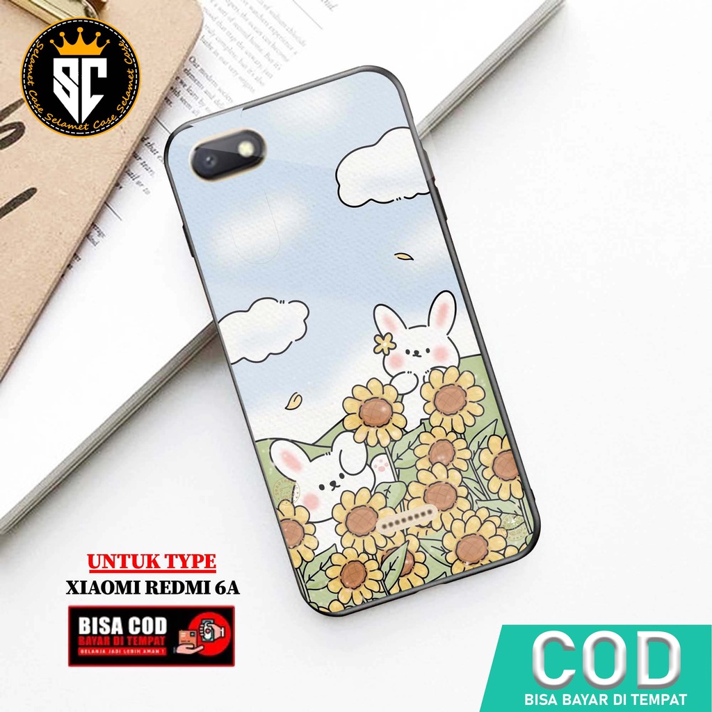 Case Xiaomi Redmi 6A Casing Xiaomi Redmi 6A  Selamet Case [Rabbit] Case Glossy Case Aesthetic Custom