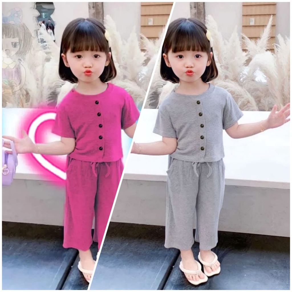 SETELAN SWEATER ANAK CEWEK // BAJU ANAK PEREMPUAN 1 - 6 THN