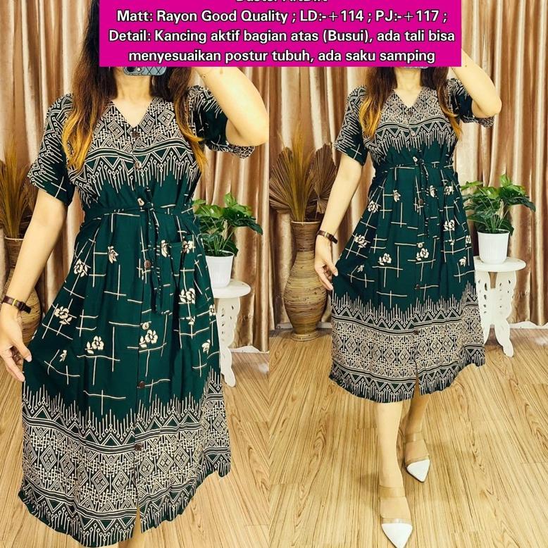TERMURAH Daster Andin / Daster Andin Motif / Daster Andin Rayon / Daster BUSUI / Daster Rayon Premiu