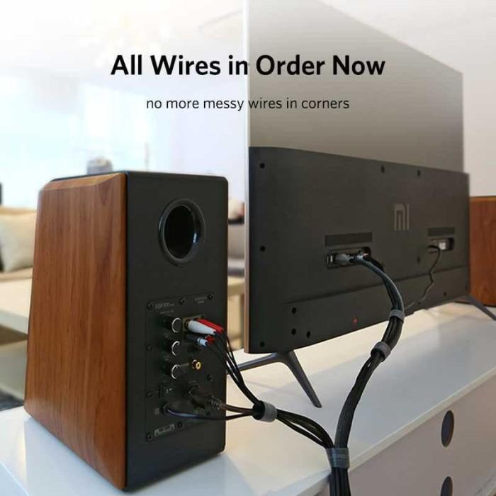 

Pengikat Kabel - Ugreen Cable Organizer Winder 20Mm - 40356 - 5 Meter