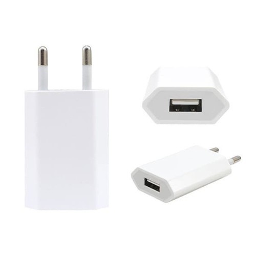 Adaptor 1Ph0n3 5W USB Power Adapter Kaki dua