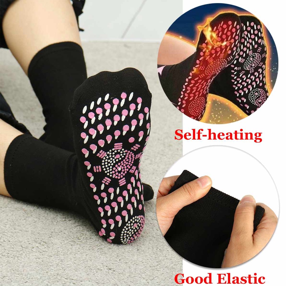 Kaos Kaki Terapi Magnetik Original Alat Terapi Kesehatan Kaki Foot Support Tourmaline Magnetic Therapy Penghangat Pemanas Telapak Kaki