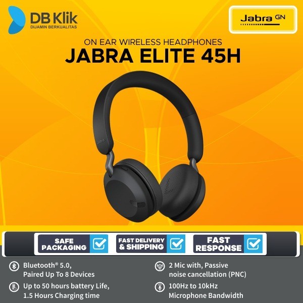 Headset JABRA Elite 45h - Jabra Elite 45h On Ear Wireless Headphones