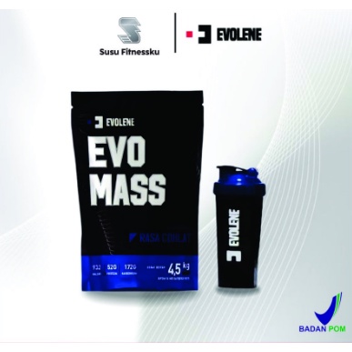 Evolene Evomass 10lbs 4,5kg Gainer Penambah Berat Badan