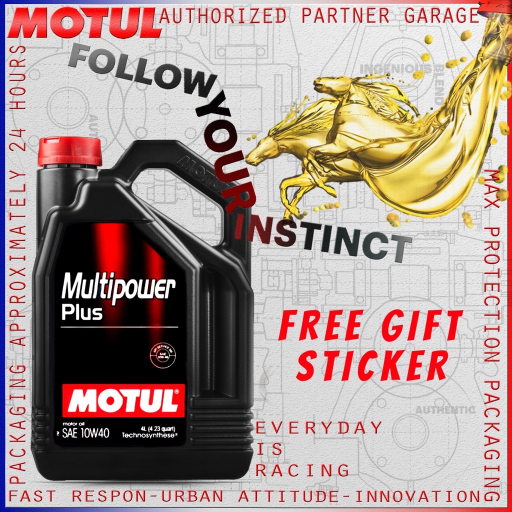 MOTUL MULTIPOWER PLUS 10W40 SN 4L