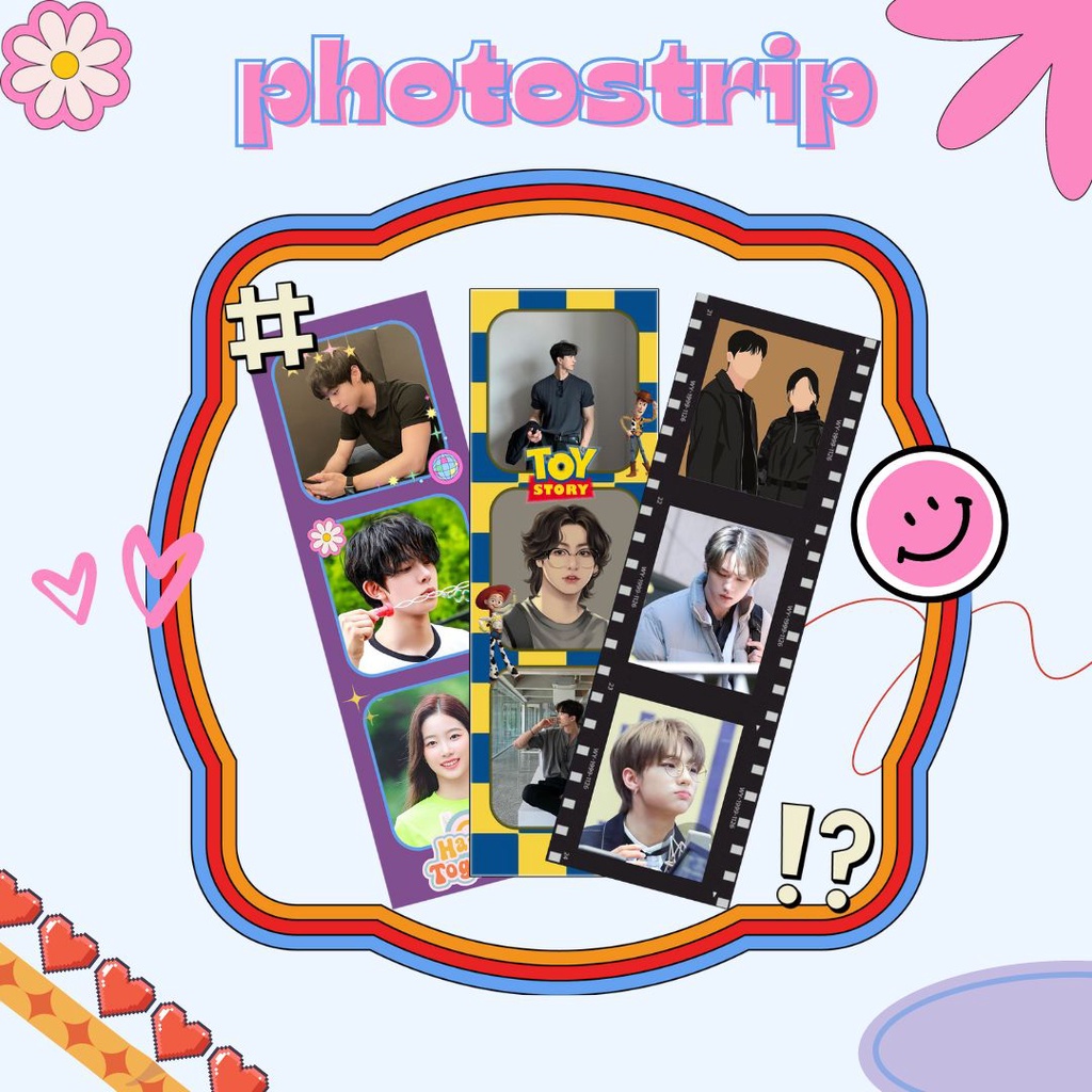 [COD] sehari jadi !!! CETAK PHOTOSTRIP (POLAROID STRIP) PREMIUM SILKY 260gsm