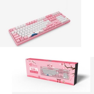 AKKO MECHANICAL KEYBOARD GAMING MOUNT FUJI SAKURA 108 KEYS WIRED