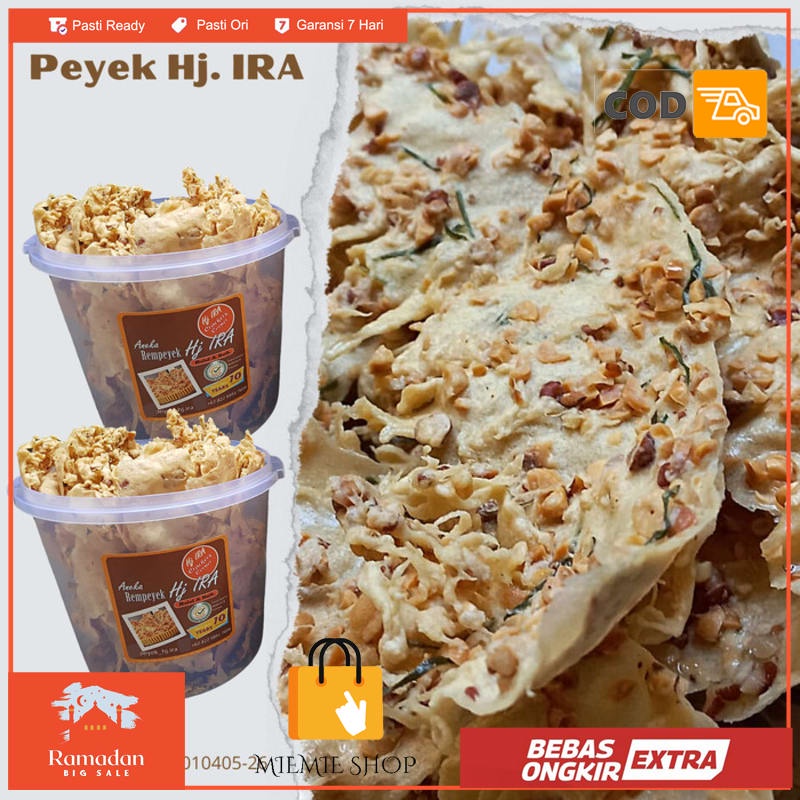 

Peyek / Rempeyek Hj.IRA - kacang tanah