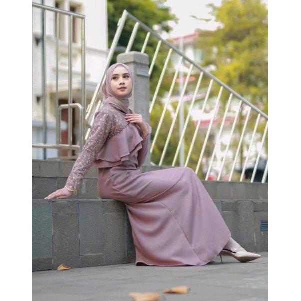 [ART. 9355] Gaun pesta-gaun kondangan-gaun lamaran-gaun formal-gaun terbaru-gaun long dress-gaun mod