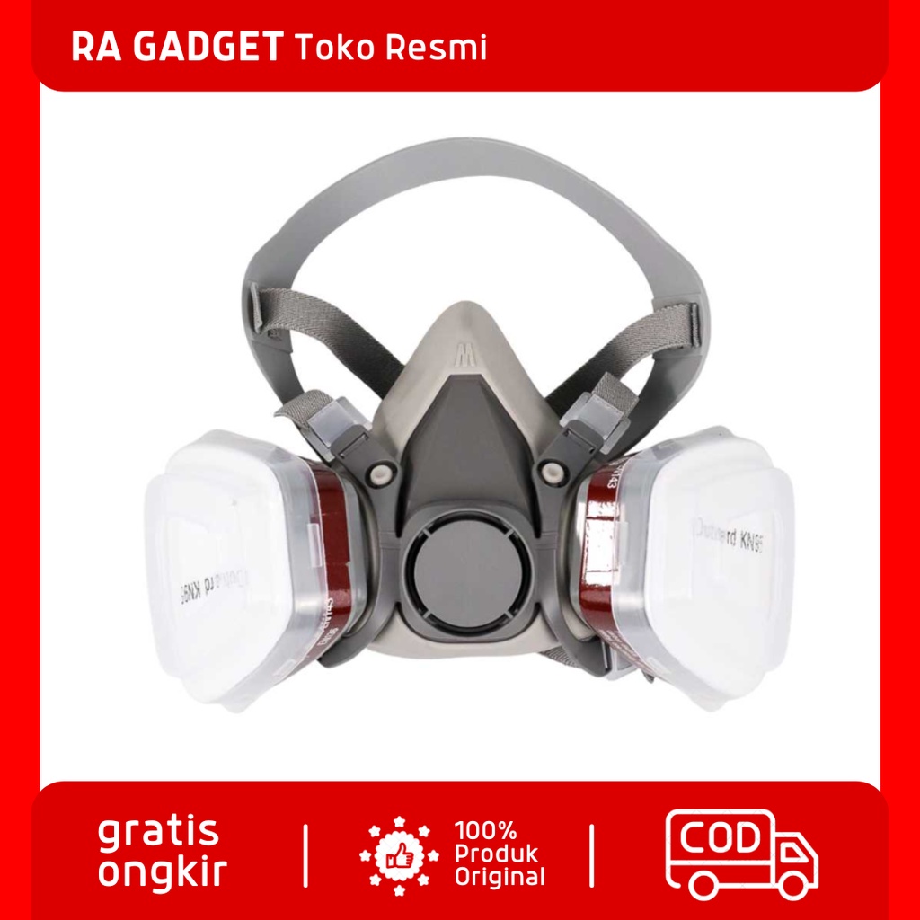 Masker Gas Respirator Anti-Dust Industrial Mask /  Masker Gas Respirator Beracun Racun Kimia Peptisi