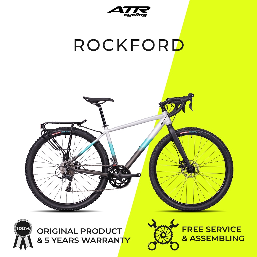 Sepeda Touring UNITED ROCKFORD 29" 18SP  - 49 Grey Black NEW 2023