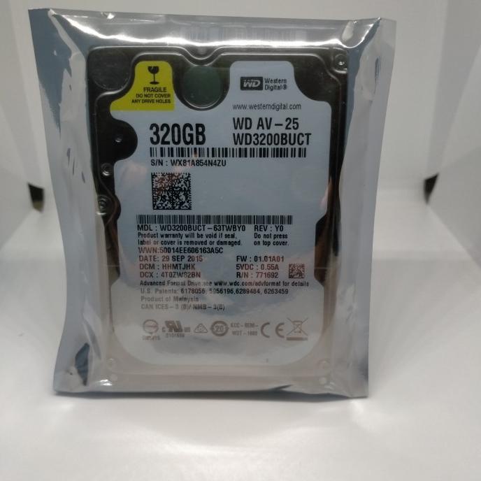 Hardisk NB 320GB WD Sata 2,5 inchi HDD Laptop Notebook PS New Original hen01