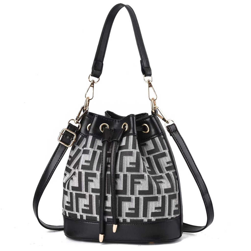 TASHAPPY LT2175 Tas HANDBAG Wanita Tali Serut Motif Kekinian Ada Talpan model korea supplier tas import