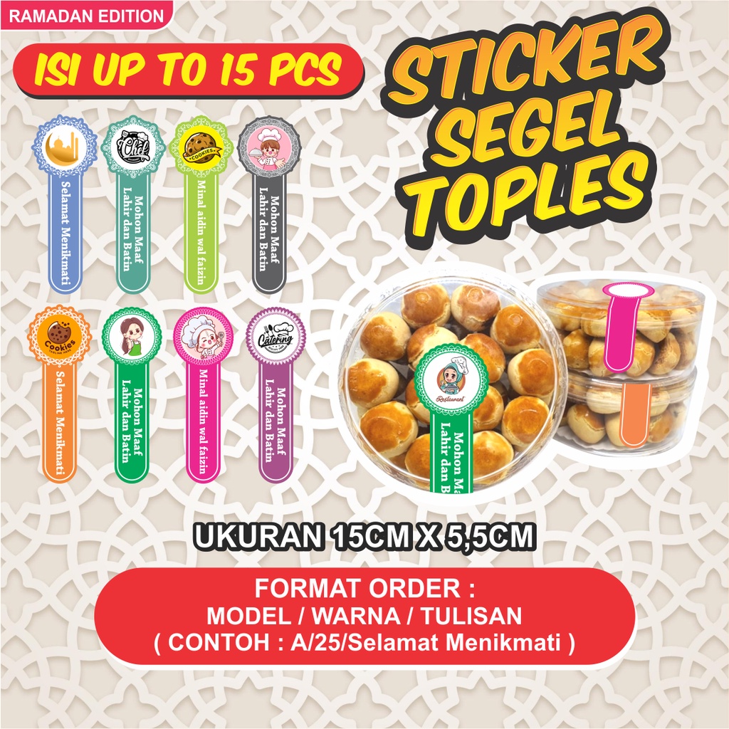 

CUSTOM STIKER SEGEL/STIKER LIDAH/ STIKER COOKIES / CHROMO