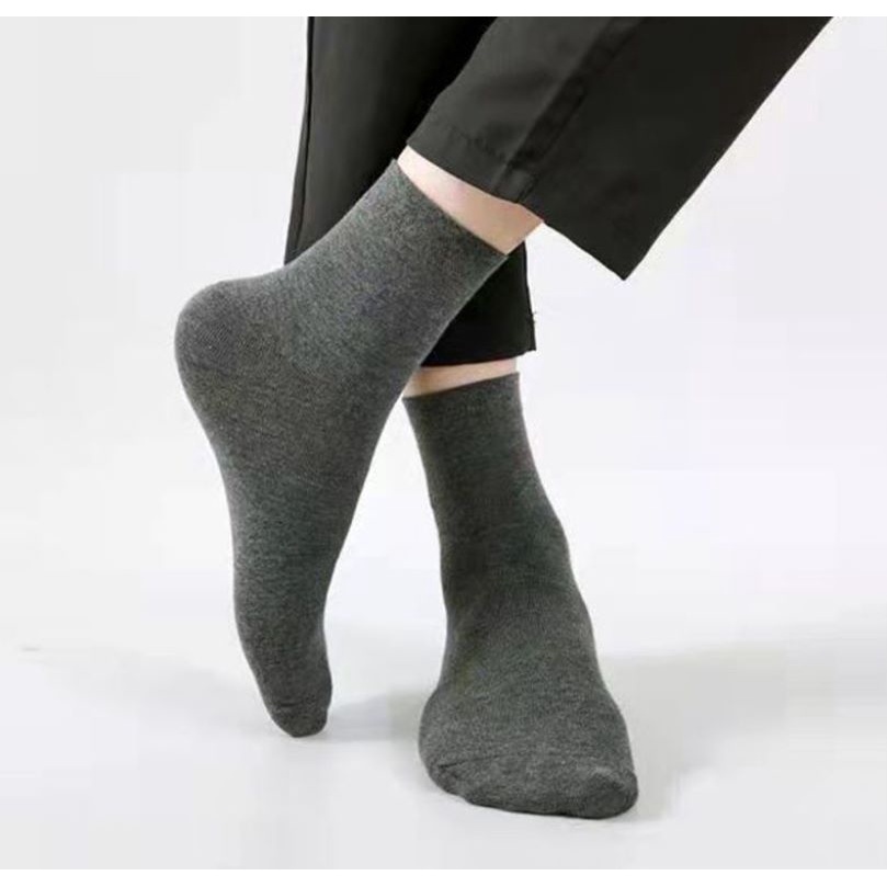 Kaos Kaki Pria Katun Catton Anti Bakterial Kerja Sekolah Socks SCH046