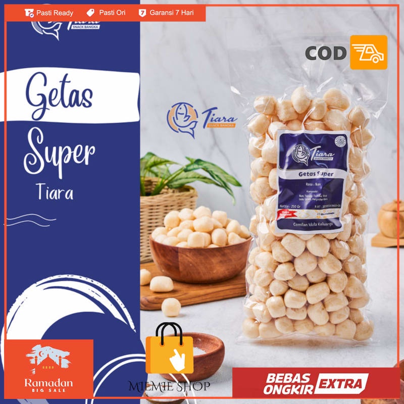 

Krupuk Getas Super Ikan Tenggiri Khas Bangka by Tiara Snack Bangka