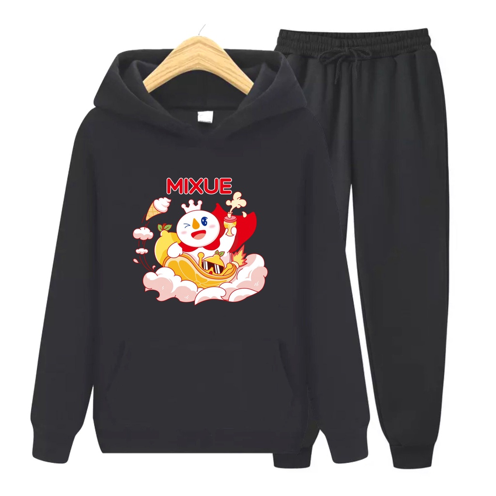 FenishaStore MIXUE ICE CREAM Sweater Hoodie Atasan Dan Setelan Anak Usia 4-13+Tahun Bisa Bayar Ditempat COD