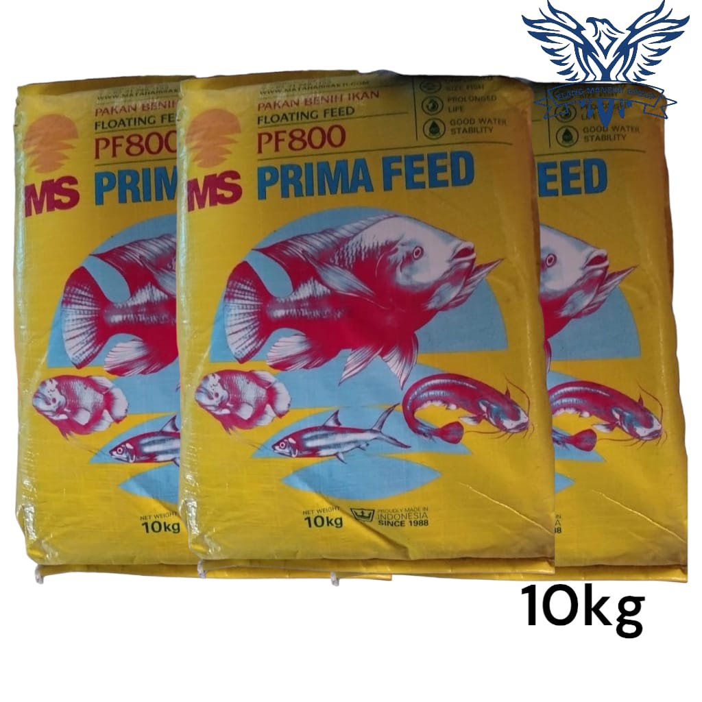 Karungan Pakan Benih Ikan PF-800 10Kg PRIMA FEED 800