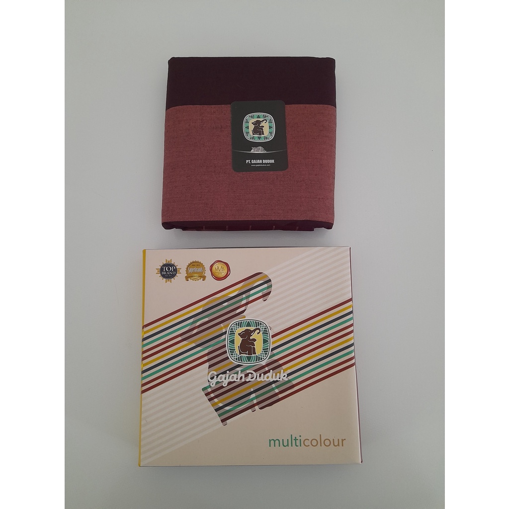 Kain Sarung Pria Dewasa Gajah Duduk Multicolour Bahan Katun