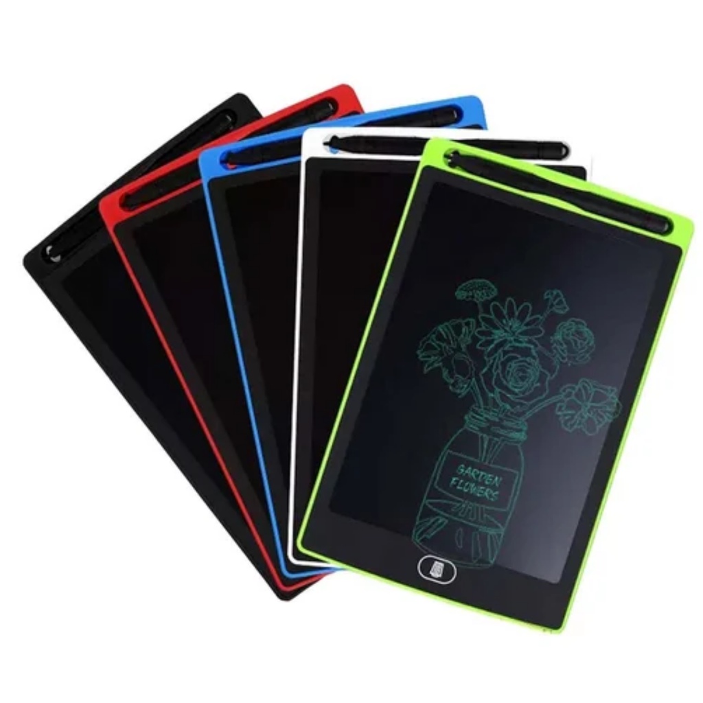 LCD Drawing Writing Tablet Mainan Papan Tulis Hapus Board Digital Pad Edukasi Pen Gambar