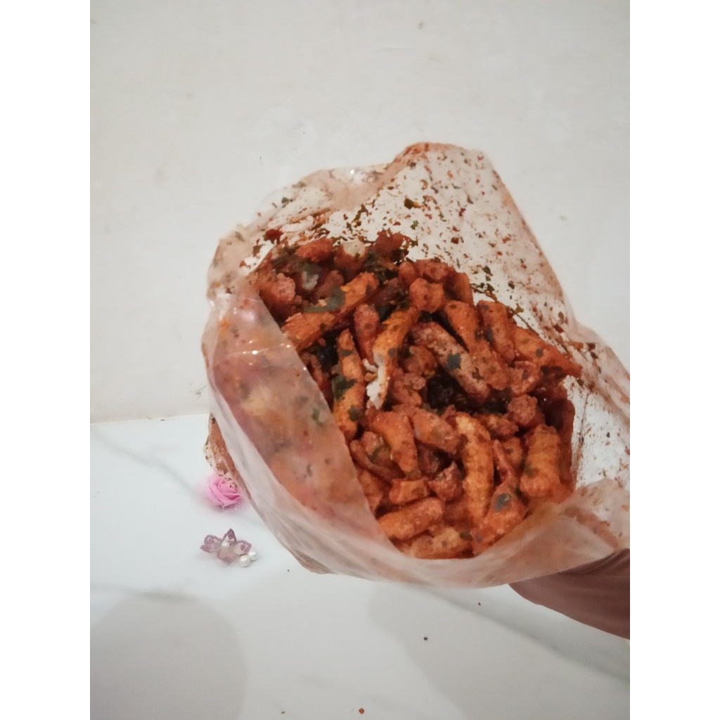 

Basreng Pedas daun jeruk 500gr