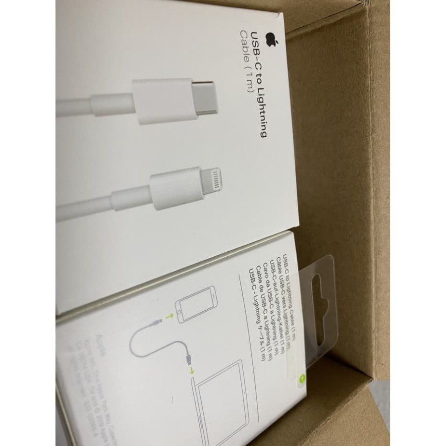 KABEL LIGHTNING TO USB TYPE C KE APPLE ORIGINAL TYPE CABLE 1m