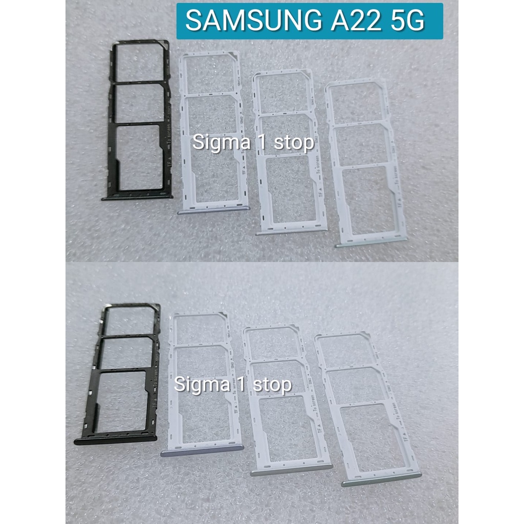SIM TRAY SAMSUNG A22 5G  SLOT SIM CARD  SIM HOLDER  TEMPAT KARTU  SIM LOCK  LACI SIM