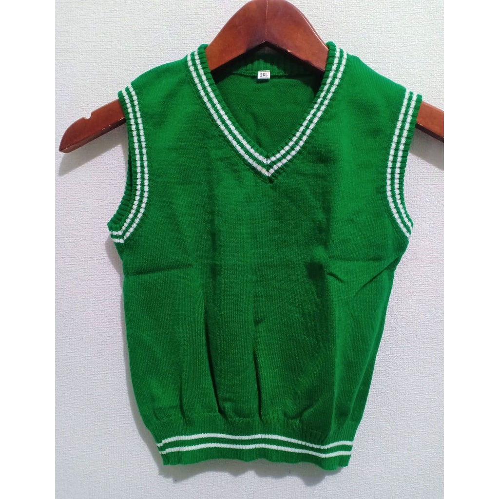 Rompi vest anak Hijau Green &amp; Dark Green size 2XL