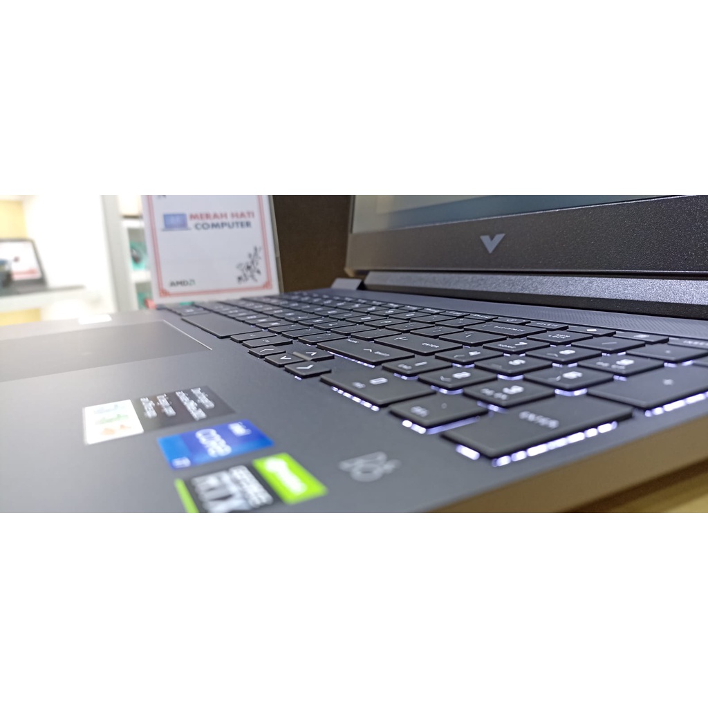 Laptop HP Victus 15 fa0008tx Intel i7 12700H 32GB 512GB RTX3050-4GB 15.6FHD IPS 144HZ BL Windows 11 Home  + OHS Mica Silver Original