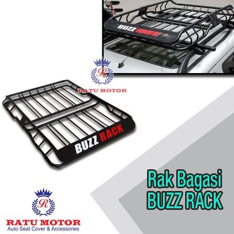 Rak Bagasi Buzzrack Universal Besi Hitam - Roof Rack Bagasi Atap Mobil