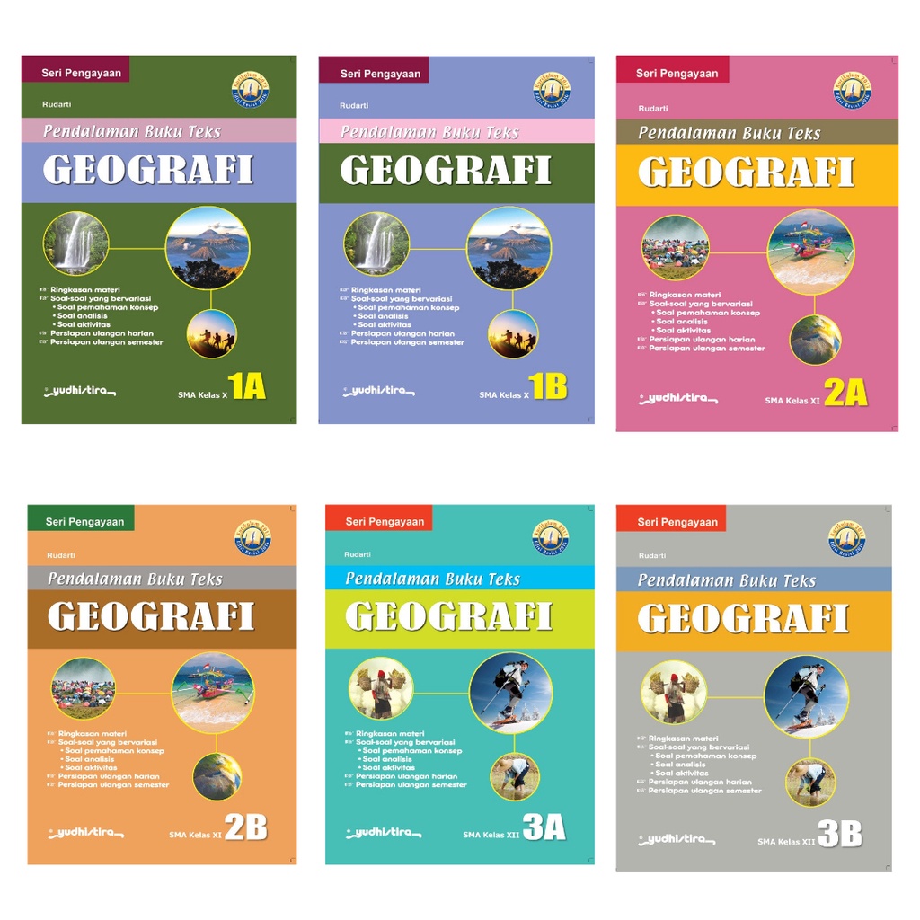PENDALAMAN BUKU TEKS GEOGRAFI SMA/MA Kelas 10 s/d Kelas 12 Kurikulum 13 Edisi Revisi 2016 - Yudhisti