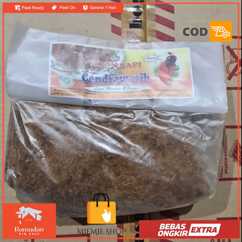 

Abon Sapi Cap Cendrawasih 1 KG