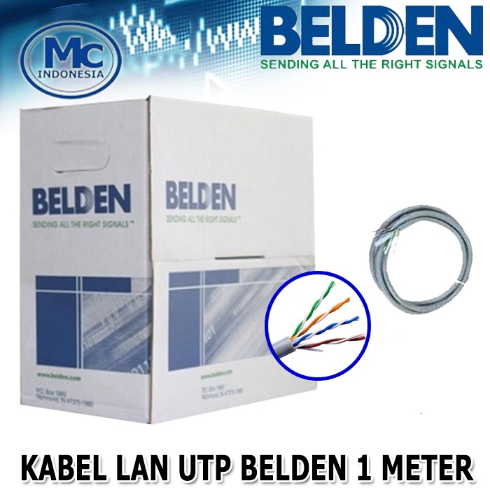 KABEL LAN UTP CAT 5 CAT 5e ORIGINAL BELDEN 1M 2M 3M