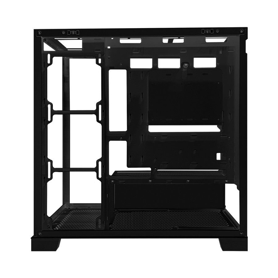 PRIME A-[Q] BLACK - PREMIUM GAMING CASE - TEMPERED GLASS