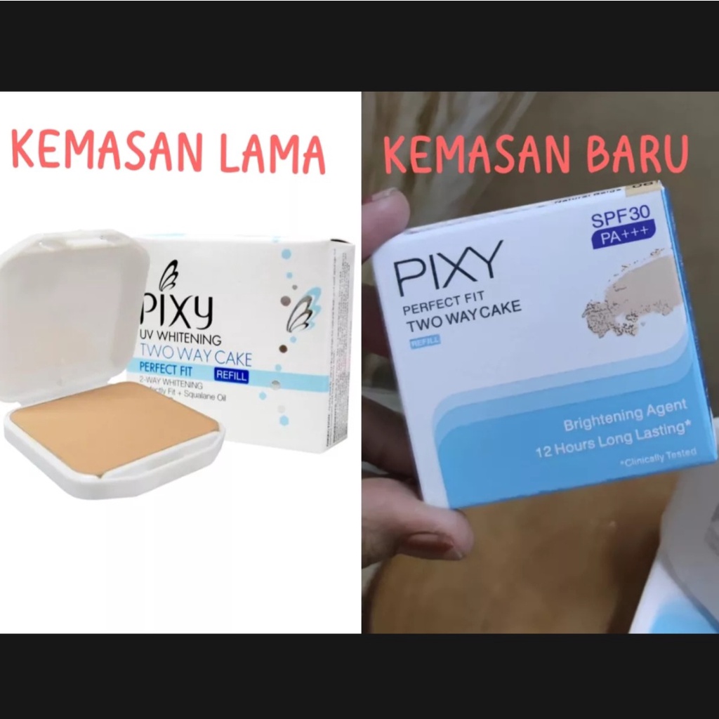 Pixy Natural White Kemasan Baru - Bedak Pixy Two Way Cake Perfacet