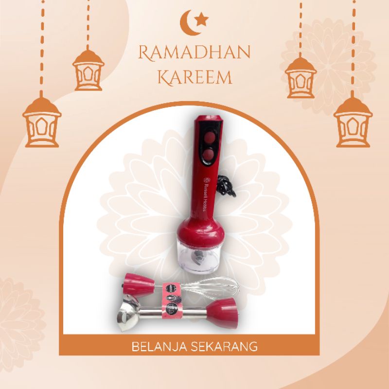 Chopper Mini Blender bumbu RUSSELL HOBBS (Baca Deskripsi)