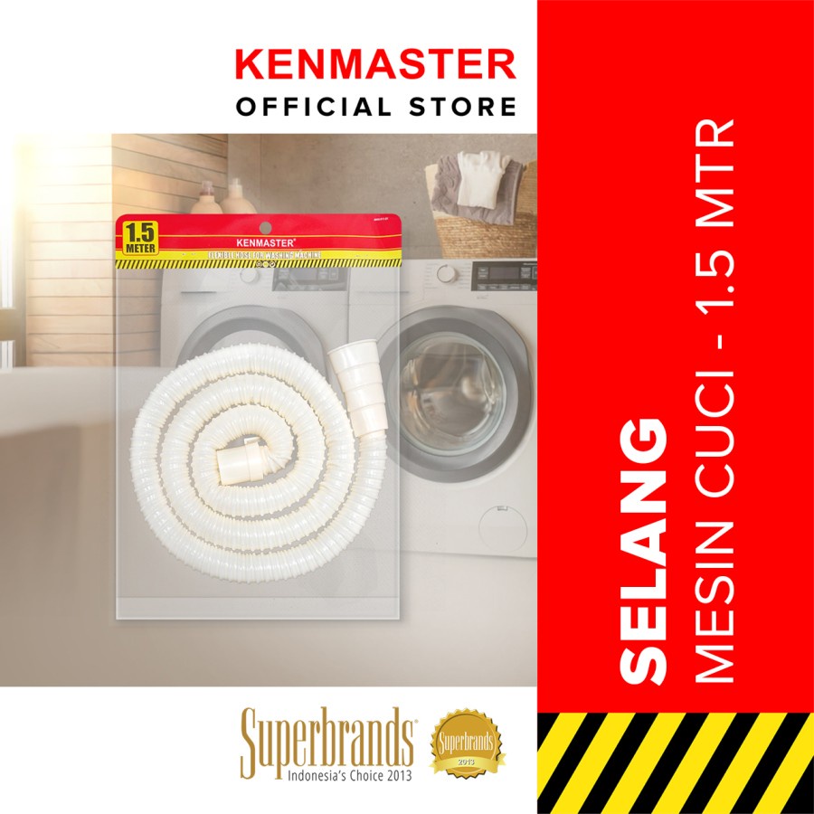 Kenmaster Selang Mesin CUci 1,5 Meter  / Selang Pembuangan Air Mesin Cuci 1,5 M / 1,5 Mtr