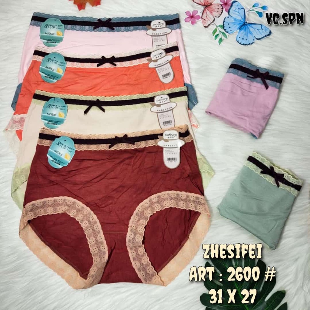 [DISKON] celana renda motif woman under wear kolor bahan adem nyaman digunakan Celana dalam wanita CD cewe polos awet harga murah import kualitas premium